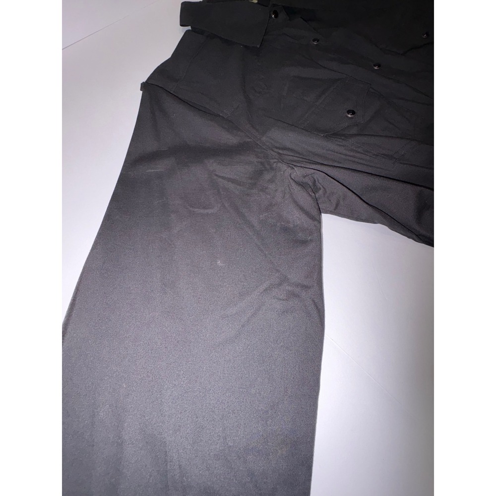 ROCKIES Women Black Long Sleeve Western Snap Front Shirt Size M - Picture 4 of 11